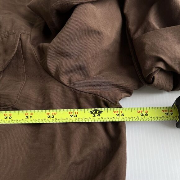 Chicos Lightweight Jacket Size 4 (Woman Size 20-22) Brown Roll Tab Sleeves - Picture 9 of 10